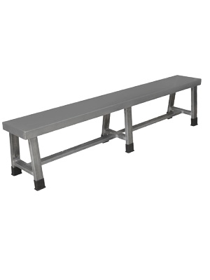 Metallic bench